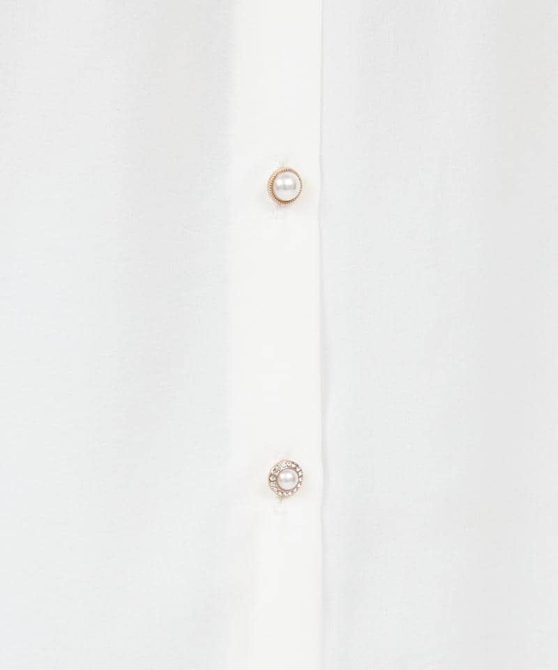 オープンショルダーボウタイブラウス 詳細画像 オフホワイト 7