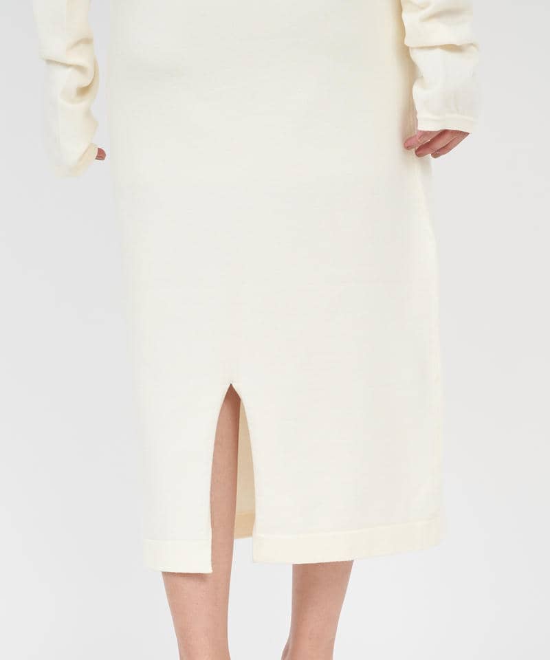 アームウォーマー付フードタイトワンピース 詳細画像 オフホワイト 5