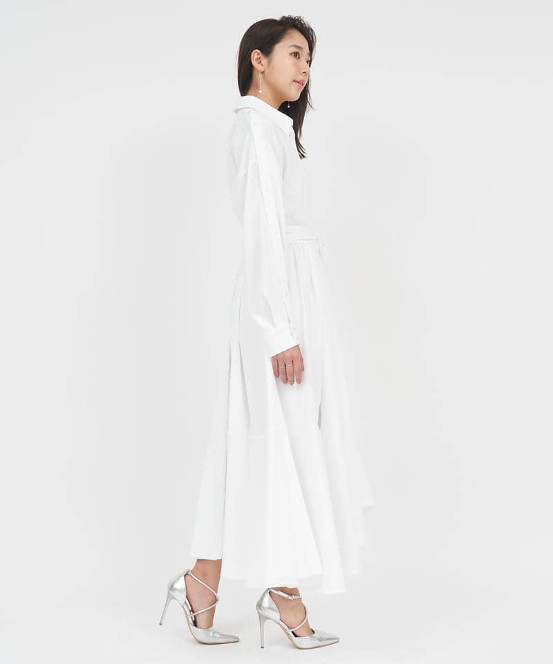 イレヘムフレアシャツワンピース 詳細画像 オフホワイト 2