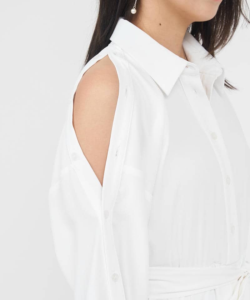 イレヘムフレアシャツワンピース 詳細画像 オフホワイト 5