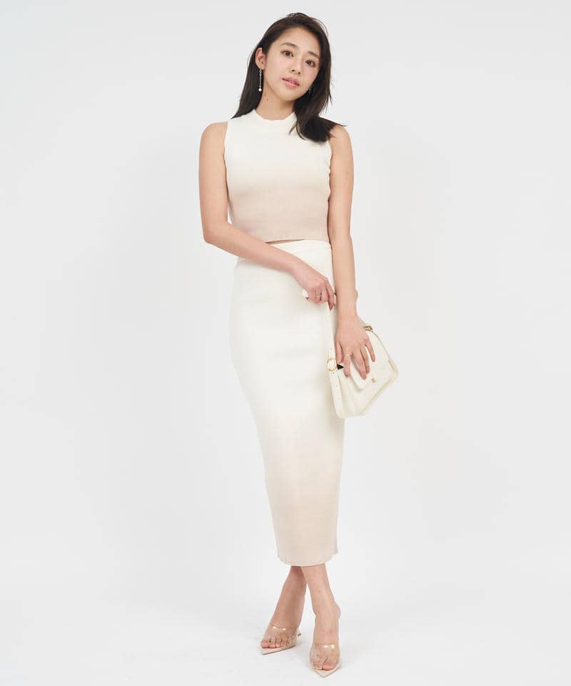 グラデーションニットトップス 詳細画像 ベージュ 6