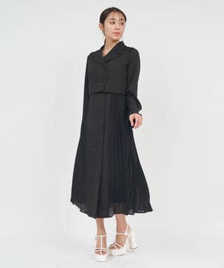 Many Wayプリーツロングコート