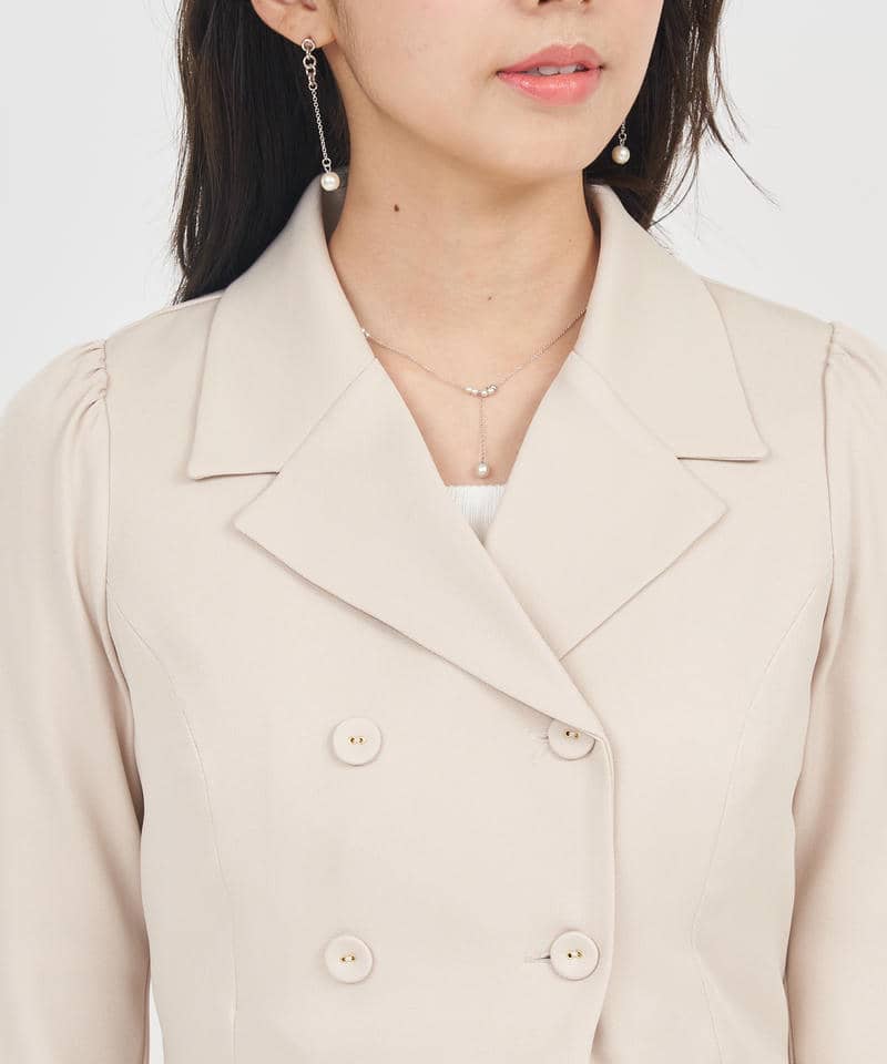 Many Wayプリーツロングコート 詳細画像 ベージュ 4