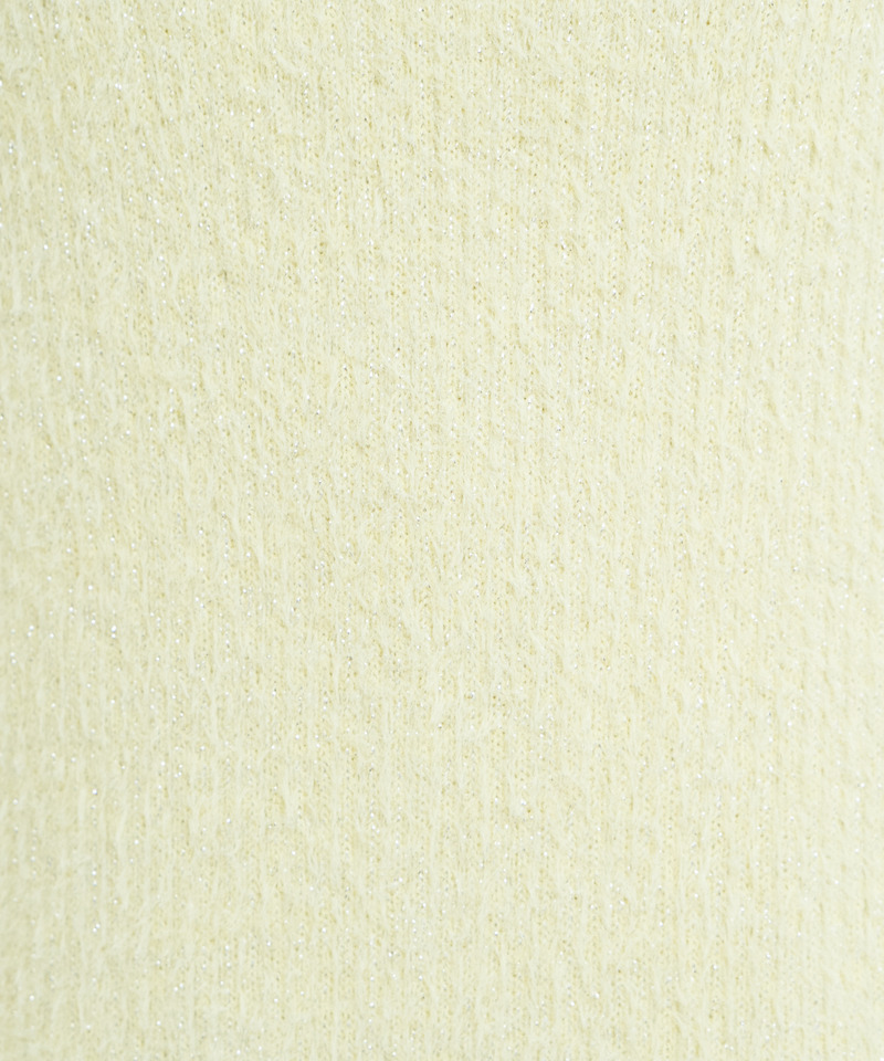 ラメシャギーニットミニワンピース 詳細画像 ベージュ 6