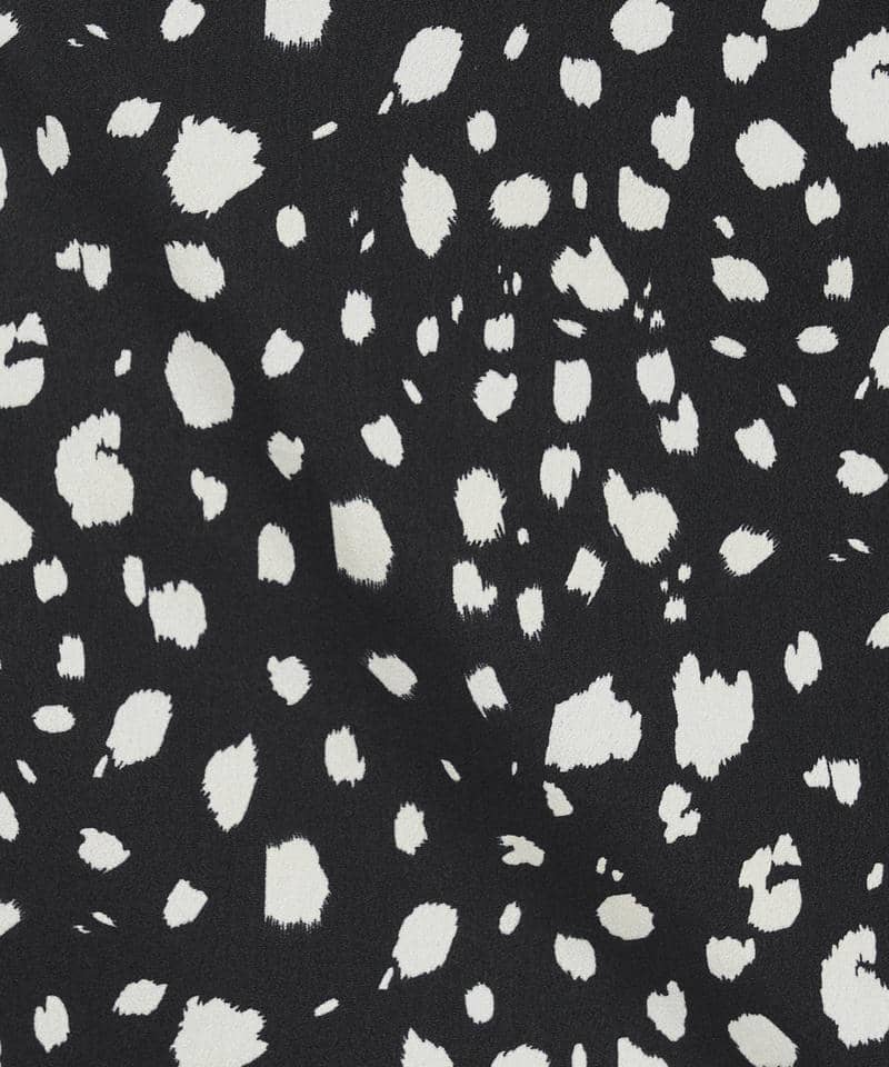 ダルメシアン柄マーメイドスカート 詳細画像 ブラック 7