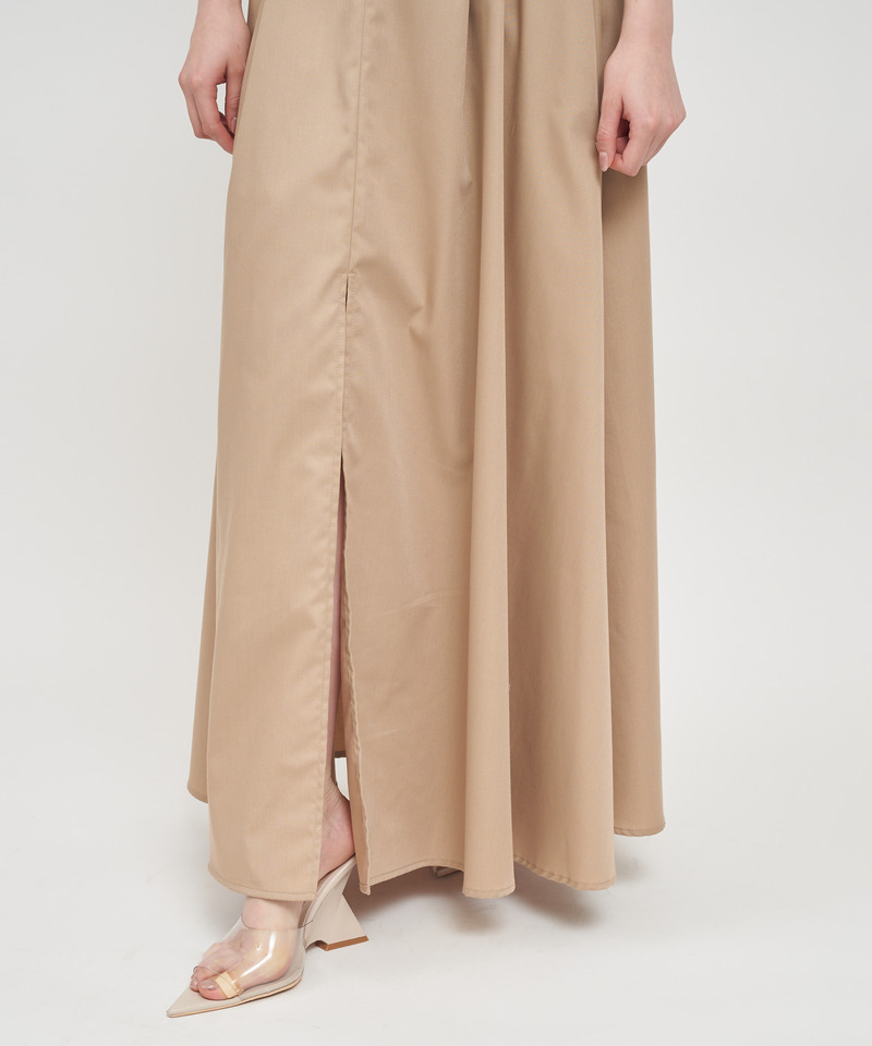 ベルト付スリットワイドスカート 詳細画像 ブラック 10