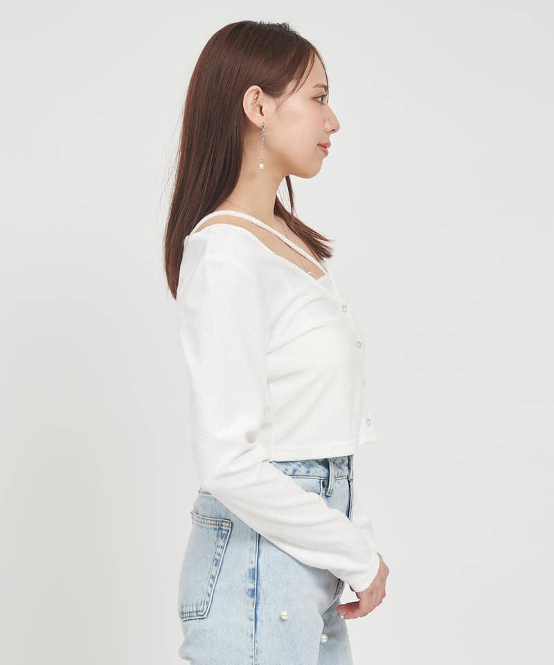 ロゴジャガードパイルアンサンブル 詳細画像 オフホワイト 2