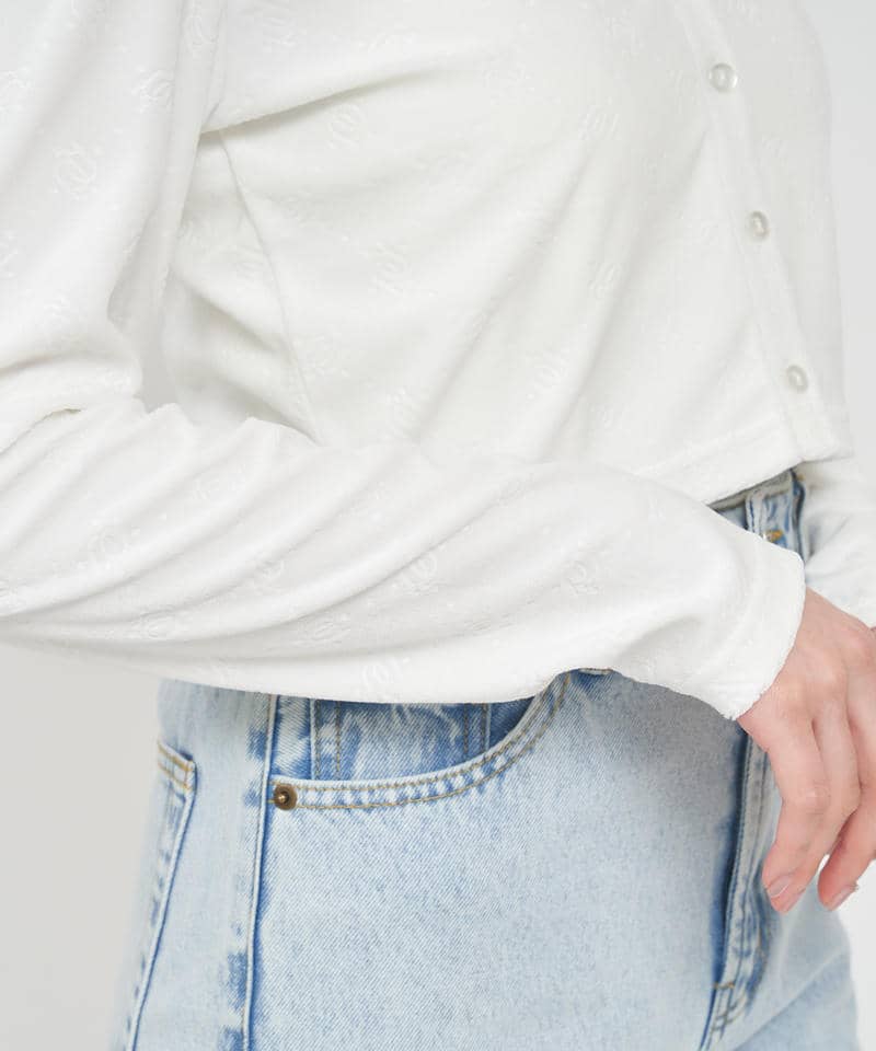 ロゴジャガードパイルアンサンブル 詳細画像 オフホワイト 5