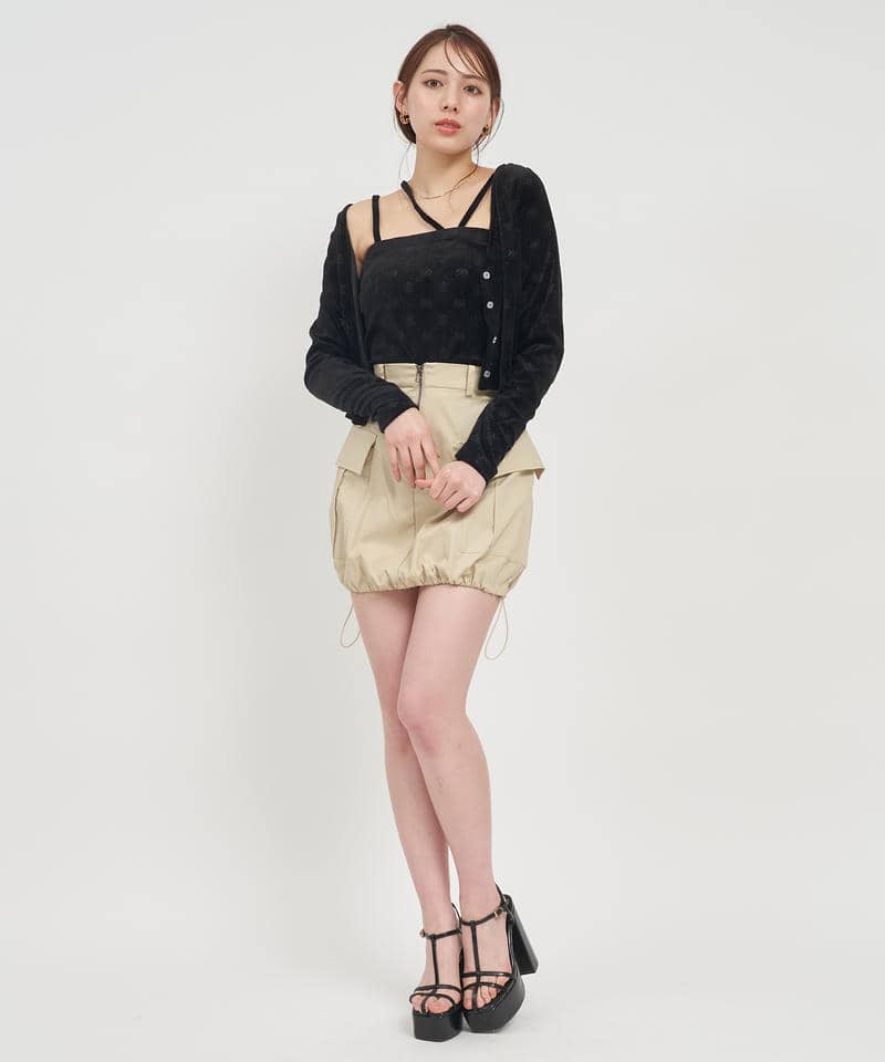 ロゴジャガードパイルアンサンブル 詳細画像 ブラック 2