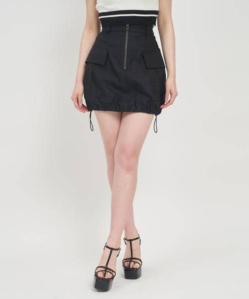ミリタリーミニスカート 詳細画像