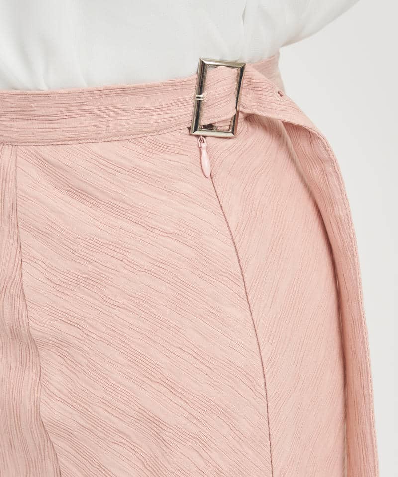 ドロストベルトロングナロースカート 詳細画像 ピンク 6