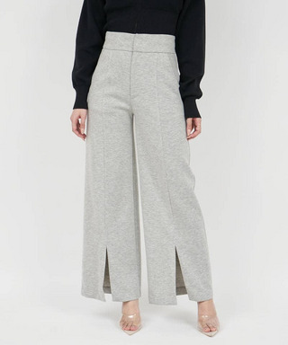 ラインストーンカットワイドパンツ