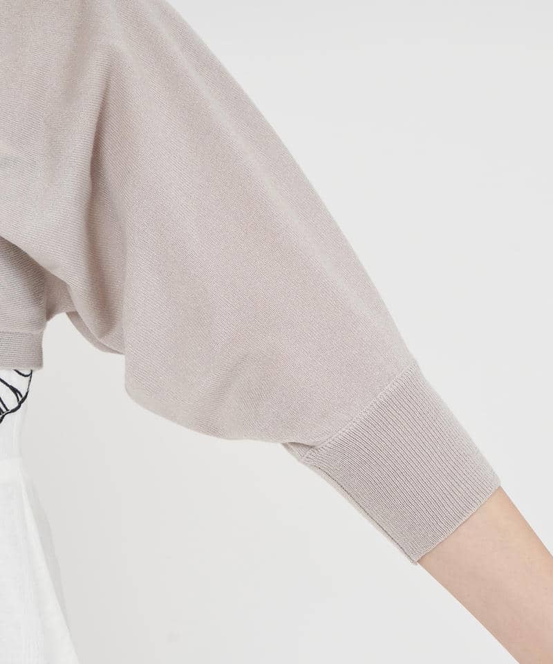 ショートシアーボレロ 詳細画像 グレー 6