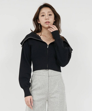 ZIP衿シアージャケット