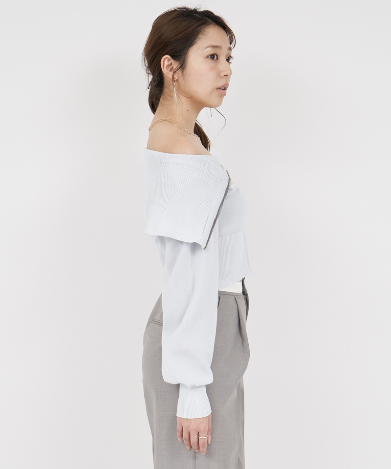 ZIP衿シアージャケット 詳細画像 ブラック 3