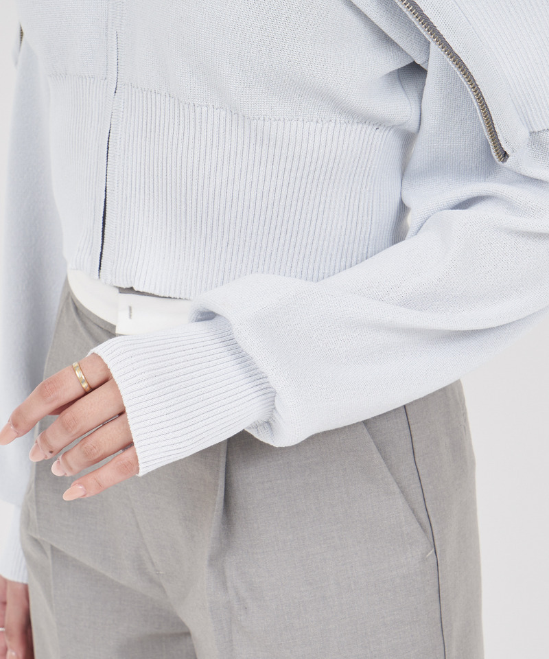 ZIP衿シアージャケット 詳細画像 ブラック 6