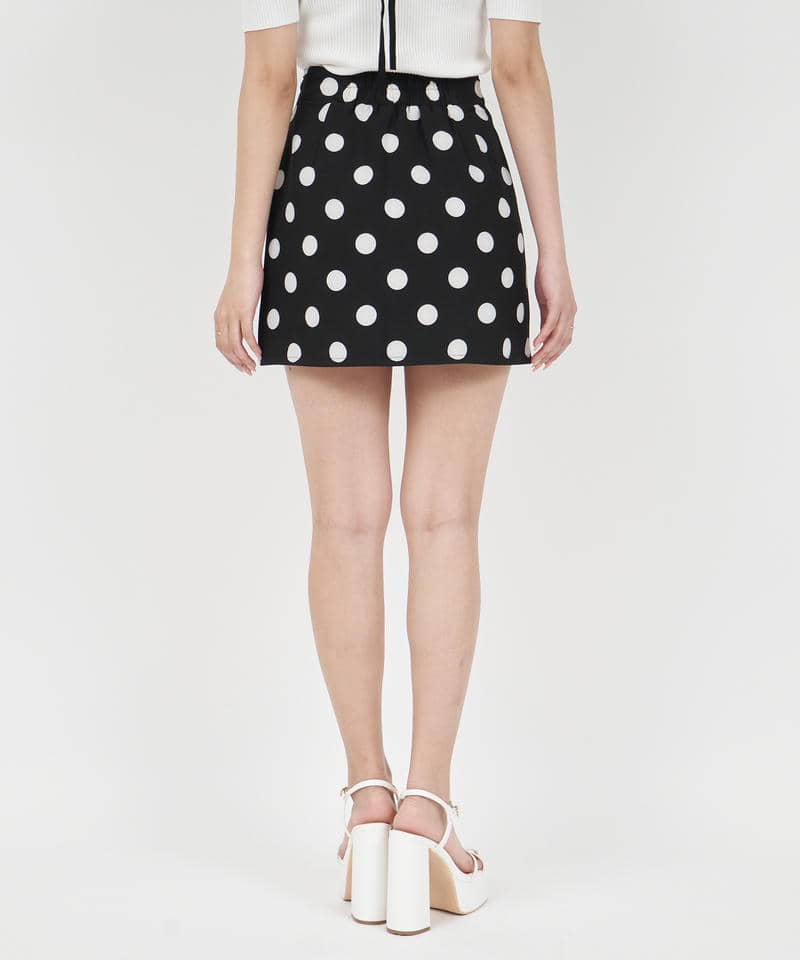 ZIPリバーシブルミニスカート 詳細画像 ブラック 3