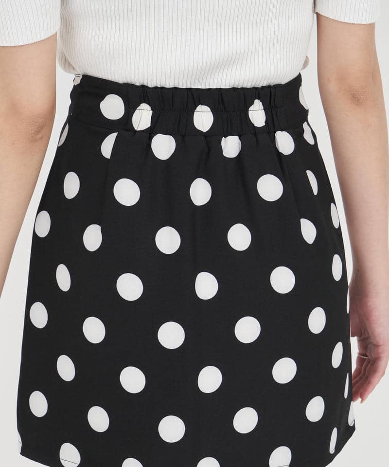 ZIPリバーシブルミニスカート 詳細画像 ブラック 5