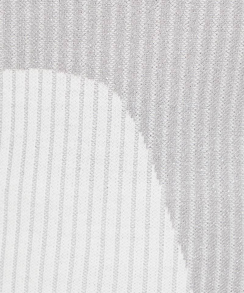 カーブアートラメロングタイトスカート 詳細画像 オフホワイト 6