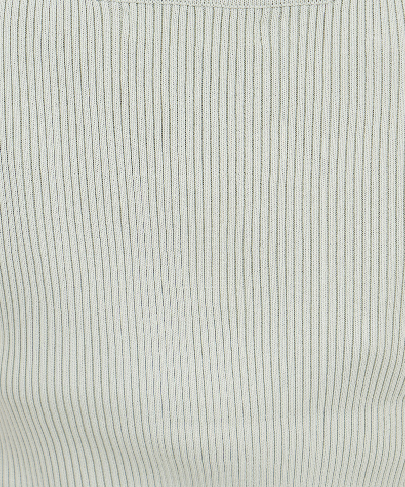 配色フリル半袖ニットカーディガン 詳細画像 ライトグレー 9