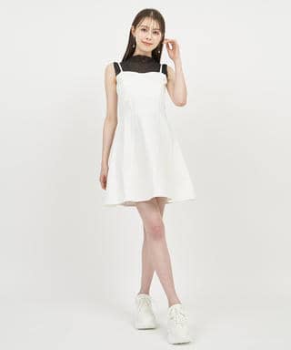 キャミフレアミニワンピース