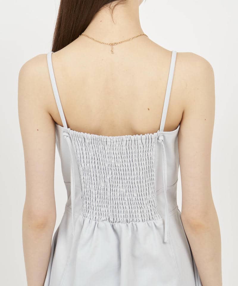 キャミフレアミニワンピース 詳細画像 ライトグレー 5