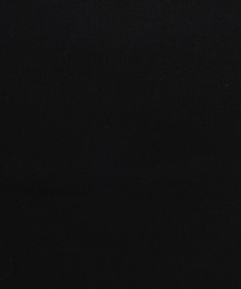 ウォッシャブルパワショルプチハイタイトロングワンピース 詳細画像 ブラック 7
