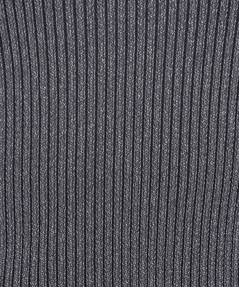 アメスリレイヤードカシュクールラメニットトップス 詳細画像 ブラック 8