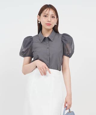 パフスリチュールシャツブラウス