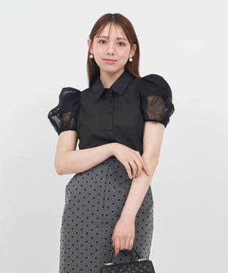 パフスリチュールシャツブラウス