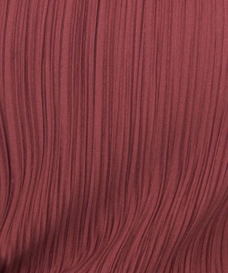 カットプリーツオフショルダートップス 詳細画像 ボルドー 6