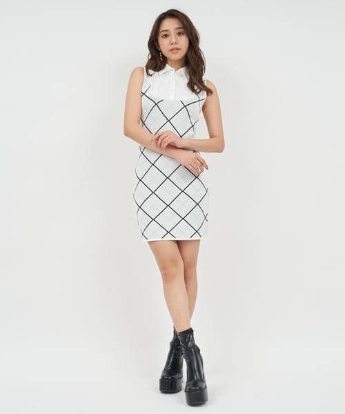 アソートシャツドッキングミニワンピース 詳細画像