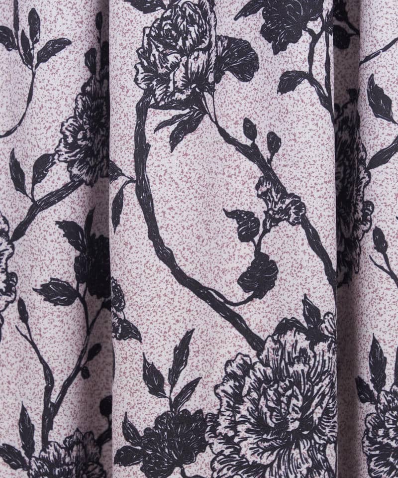 オリジナル花柄ロングフレアワンピース 詳細画像 ベージュ 6