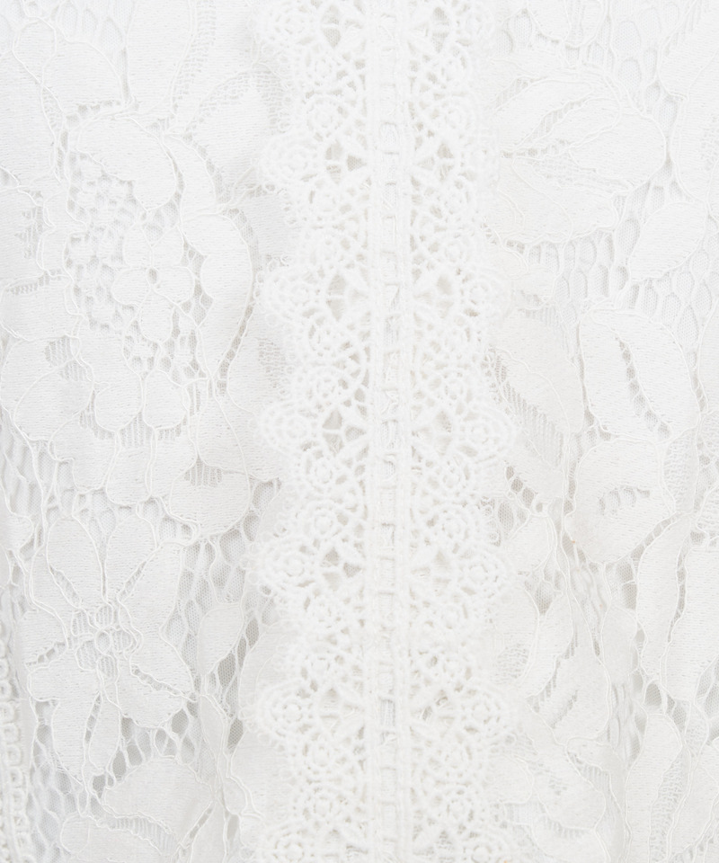 レースノースリーブカットトップス 詳細画像 ピンク 8