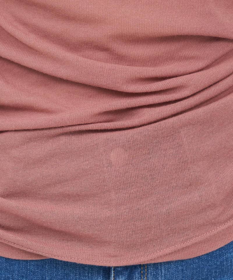 アシンメトリードレープカットトップス 詳細画像 ピンク 9