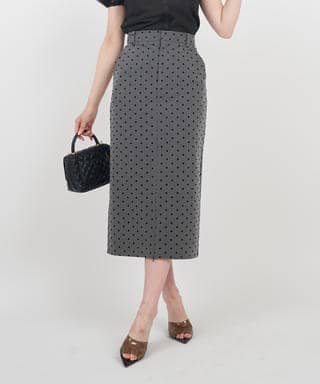 スリットファスナードットタイトスカート