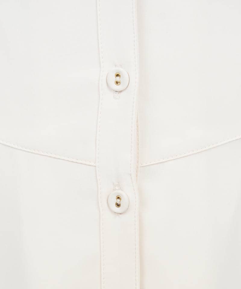 コルセット切替ロングシャツワンピース 詳細画像 オフホワイト 6