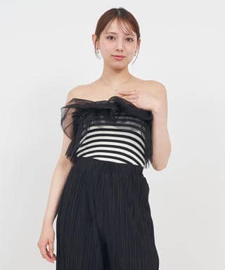 3wayフリルベアトップス