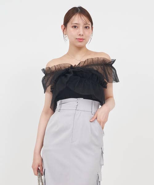 3wayフリルベアトップス 詳細画像