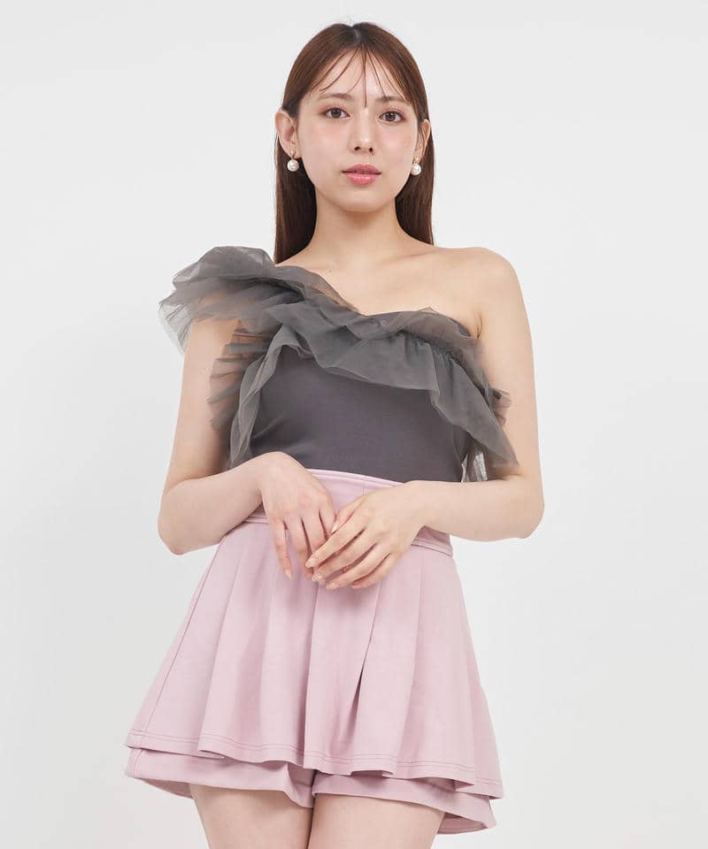 3wayフリルベアトップス 詳細画像 グレー 1