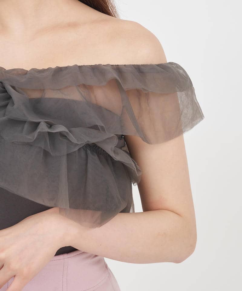 3wayフリルベアトップス 詳細画像 グレー 6