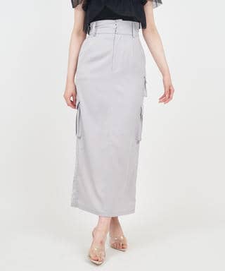 カーゴロングタイトスカート