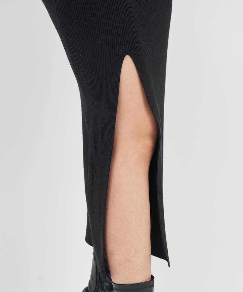 チュールフリルオフショルダータイトワンピース 詳細画像 ブラック 6