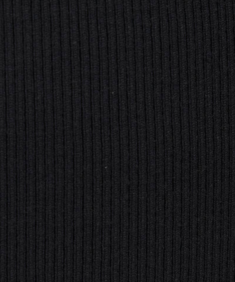 チュールフリルオフショルダータイトワンピース 詳細画像 ブラック 8