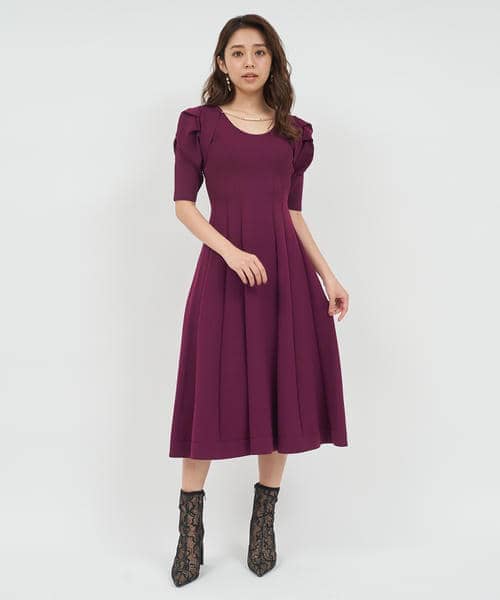 パワショルボレロ付フレアワンピース 詳細画像