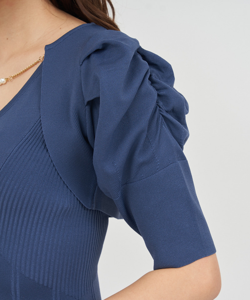 パワショルボレロ付フレアワンピース 詳細画像 ブラック 4