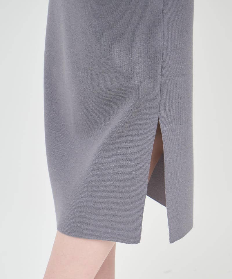 スリットタイトニットスカート 詳細画像 グレー 6