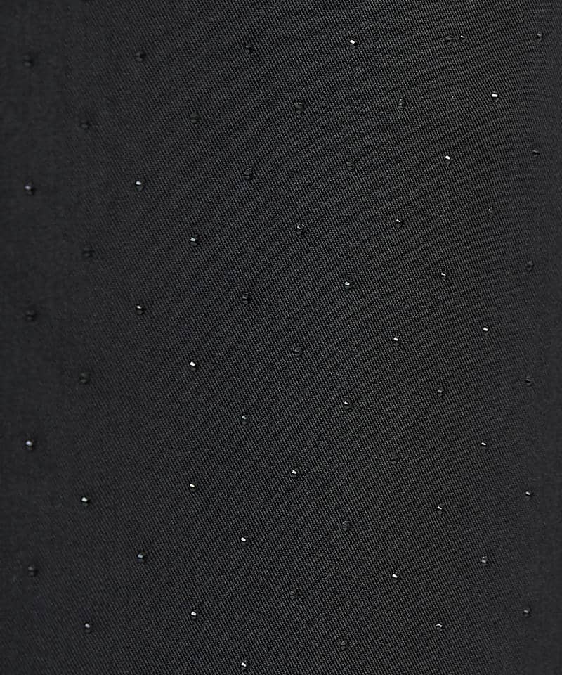 ダブルボタンシアーレイヤードロングワンピース 詳細画像 ブラック 2