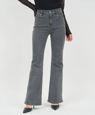 フレアデニムパンツ