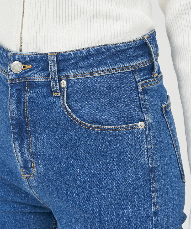 フレアデニムパンツ 詳細画像 デニムブルー 5